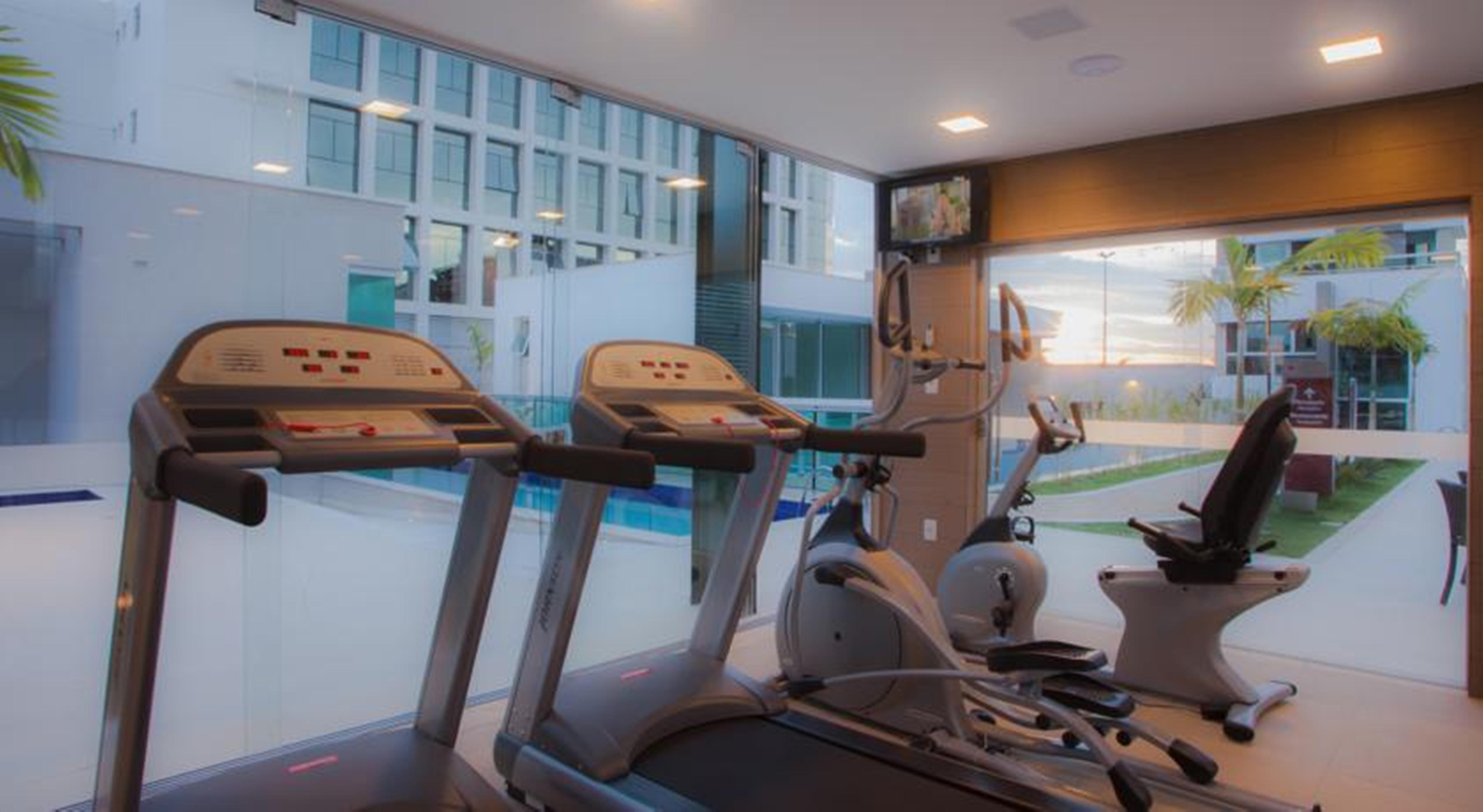 Jade Hotel Brasilia Candangolandia Kültér fotó The gym at the hotel
