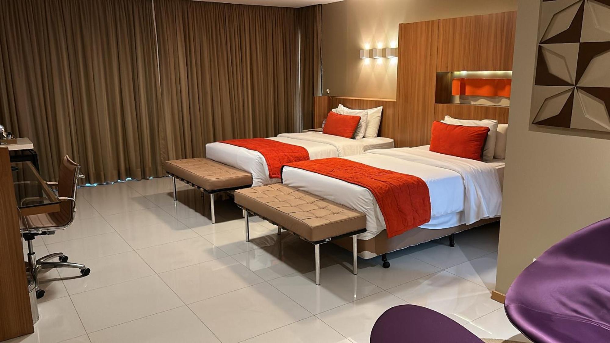 Jade Hotel Brasilia Candangolandia Kültér fotó A room at the hotel