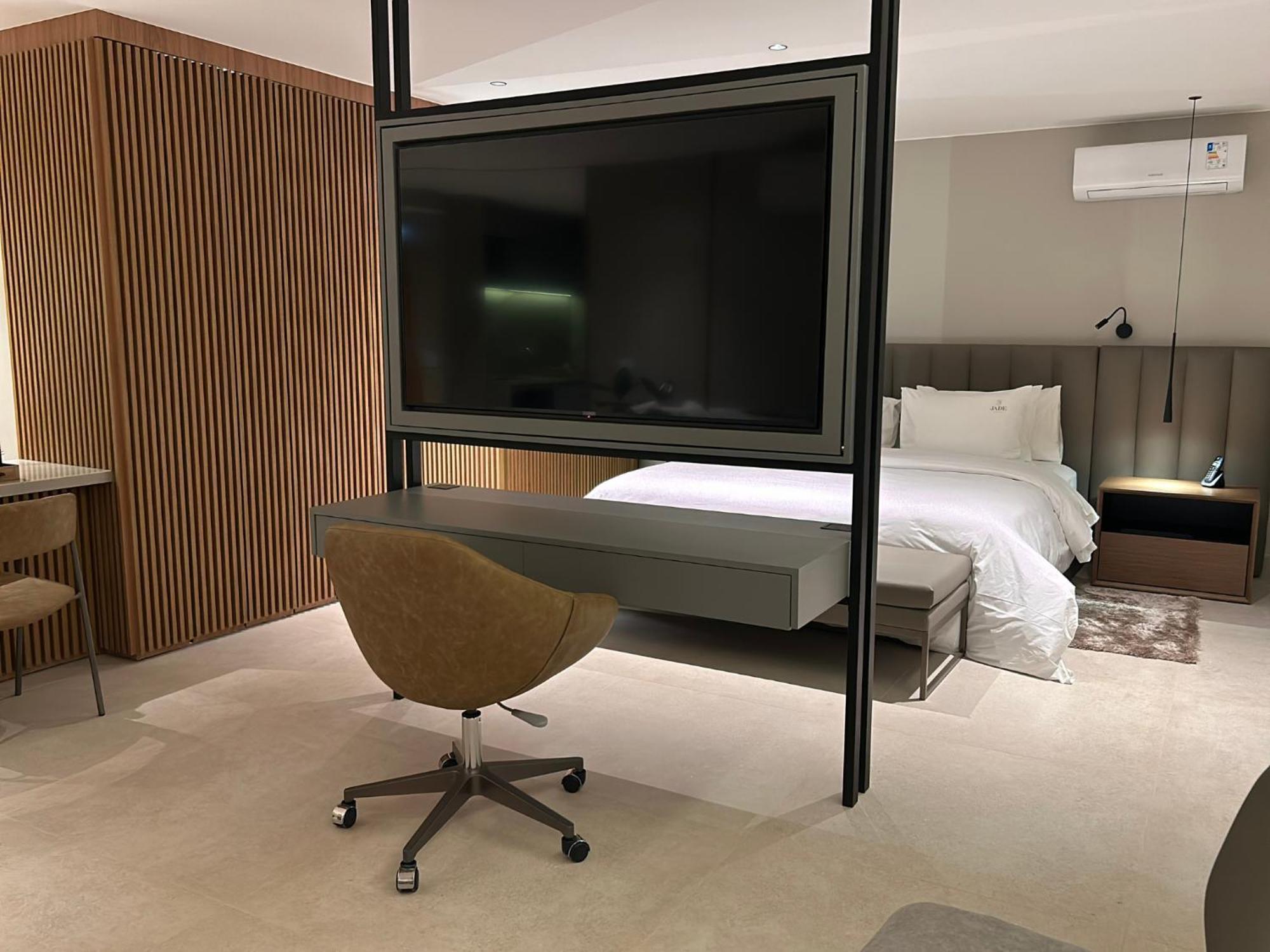 Jade Hotel Brasilia Candangolandia Kültér fotó A room at the hotel