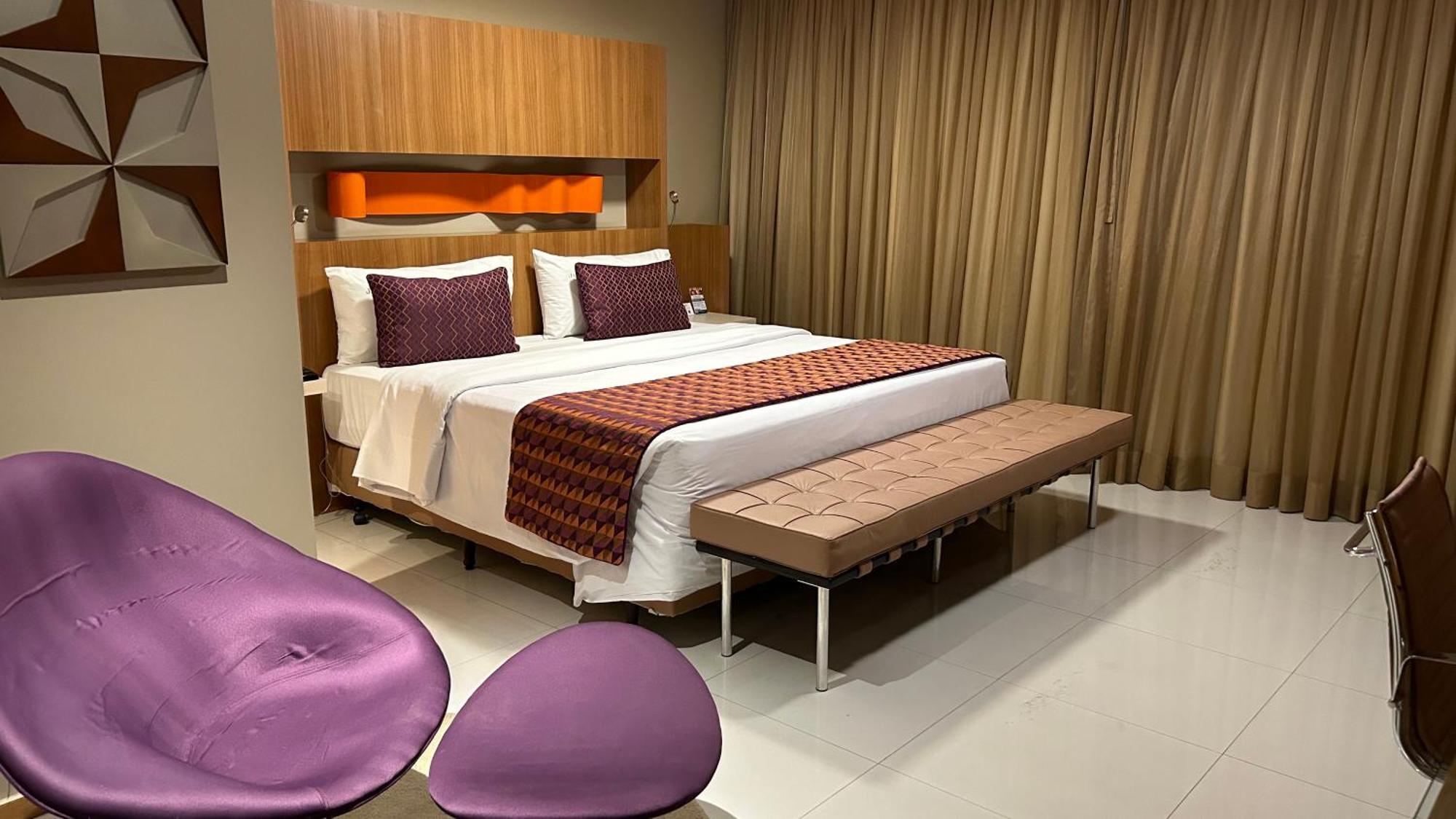 Jade Hotel Brasilia Candangolandia Kültér fotó A bedroom at the hotel